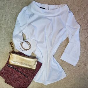 BNWT Talbots Boatneck Shirt | Small (petite) | White
